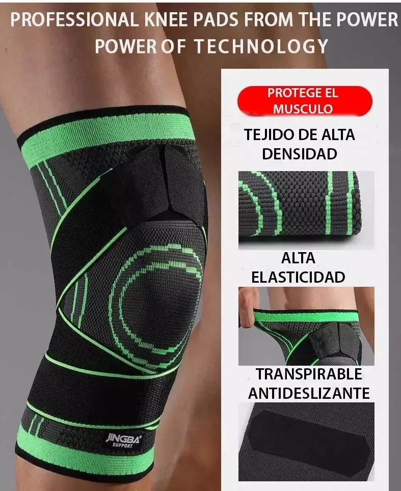 RODILLERA ORTOPEDICA DEPORTIVA AJUSTABLE